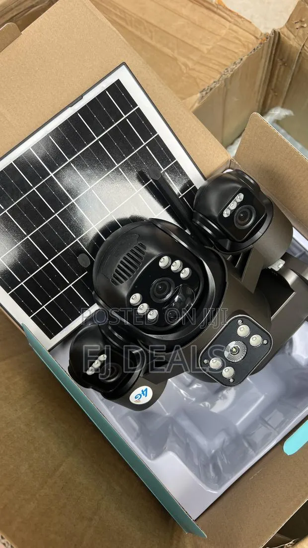 Ultra HD Outdoor Solar CCTV Camera 360 Degrees 4G · Photo 1