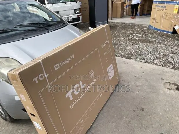 A Qled TCL 65” Smart Television Crystal Clear Viewing Power · Photo 1