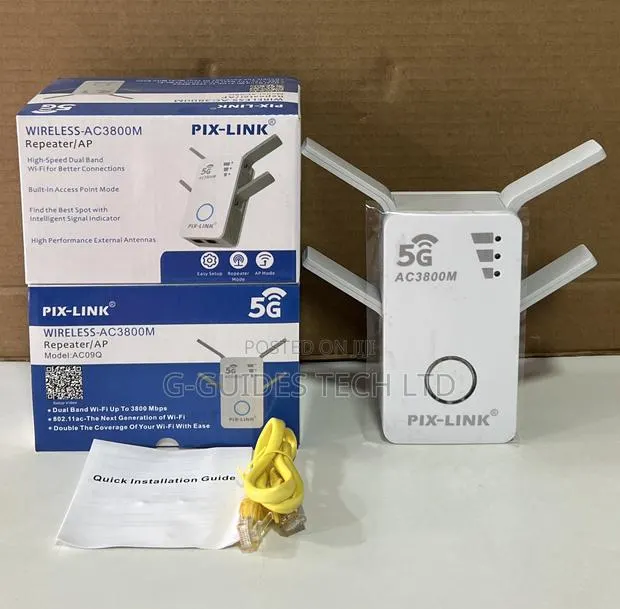 Pix-Link Ac3800m Dual-Band Wi-Fi Range Extender · Photo 1