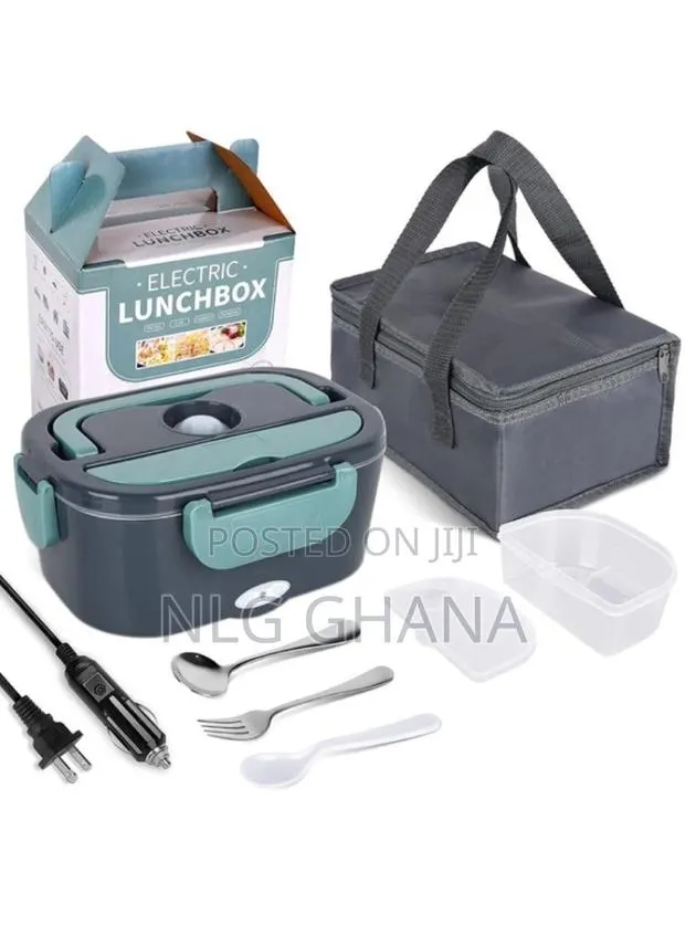 Heated Stainless Steel Lunch Box Food Warmer Set. Tvx11724 · Photo 1