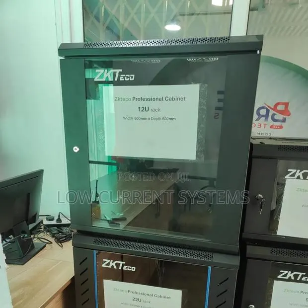 Zkteco Professional 12u Server Rack 600 X 600 Cabinet With Shelf · Photo 1