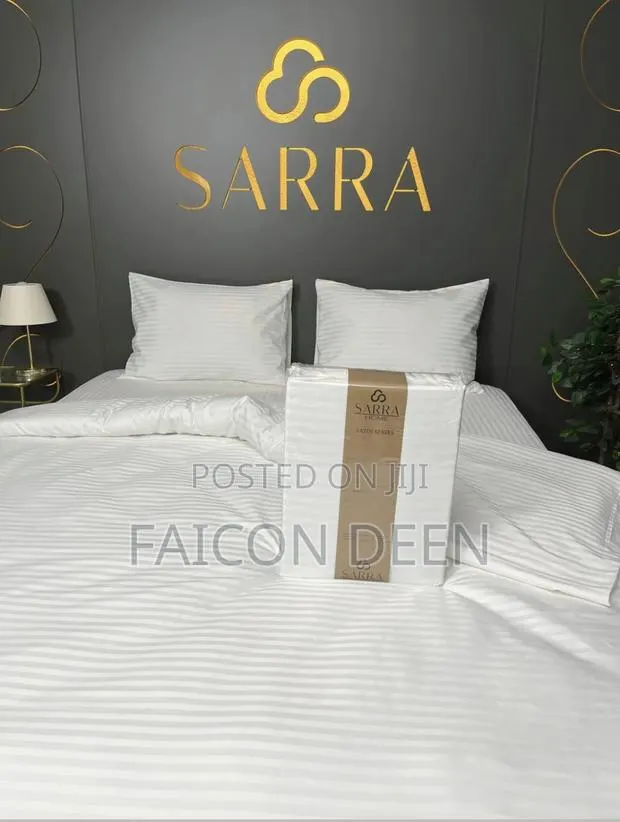 Original Stripped Coton Bedshets Perfect for Hotels,Lodges,Guest Hoses · Photo 1