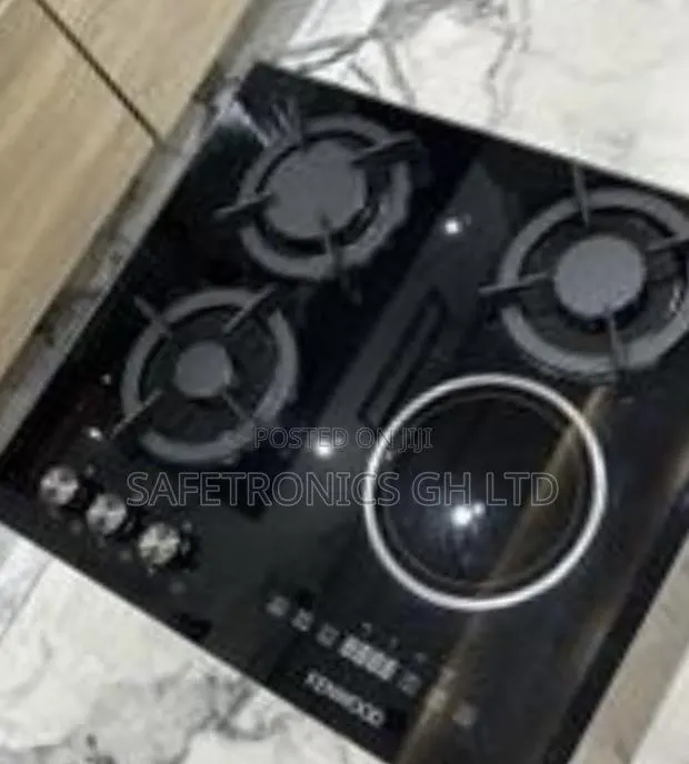Shop Your Favorite * Kenwood in-Built 3 Gas 1 Electric Hob Black · Photo 1