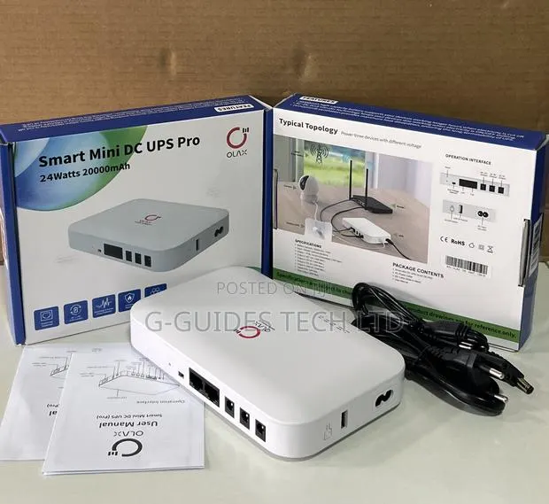 Olax D8 Pro Smart Mini Dc Ups, Backup Power Supply for Routers, CCTV · Photo 1