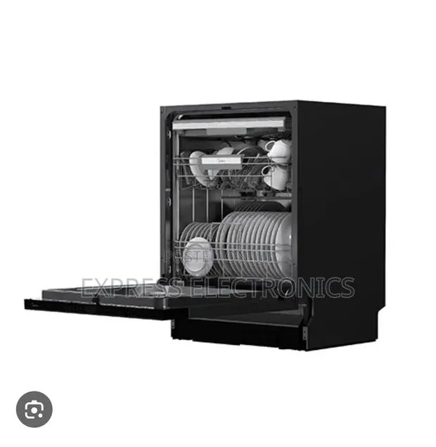 Ultra High Midea 14-Plate Built-in Smart Dishwasher - WQP14-W7703L(B) · Photo 1