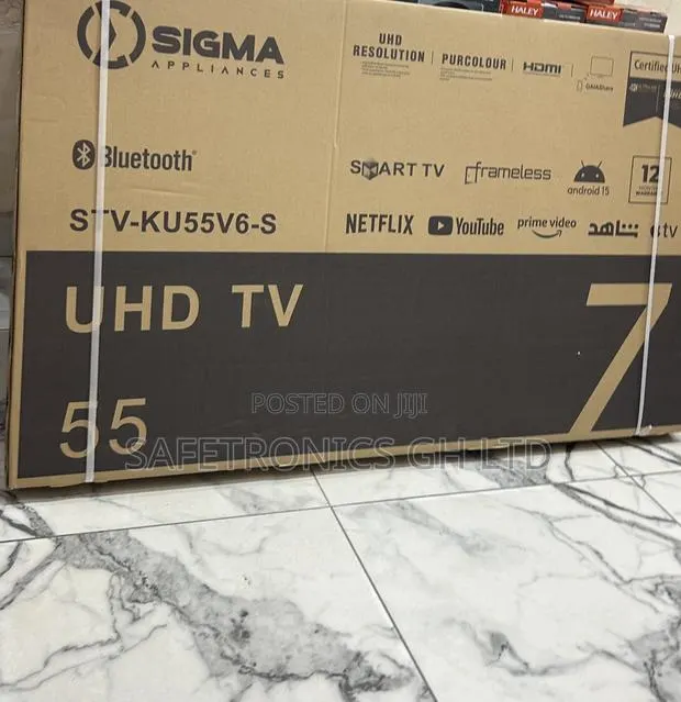 Order Affordable 55 Inch Smart Led Ultra Sigma Sig-Ku55v6-S Tv · Photo 1