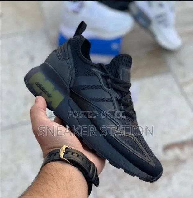 Adidas Original Zx Boost All Black · Photo 1