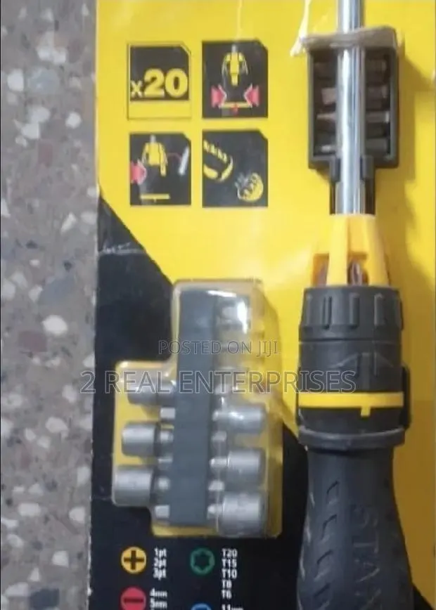 Stanley 20-Piece Ratcheting Multi-Bit Screwdriver & Socket Set · Photo 1