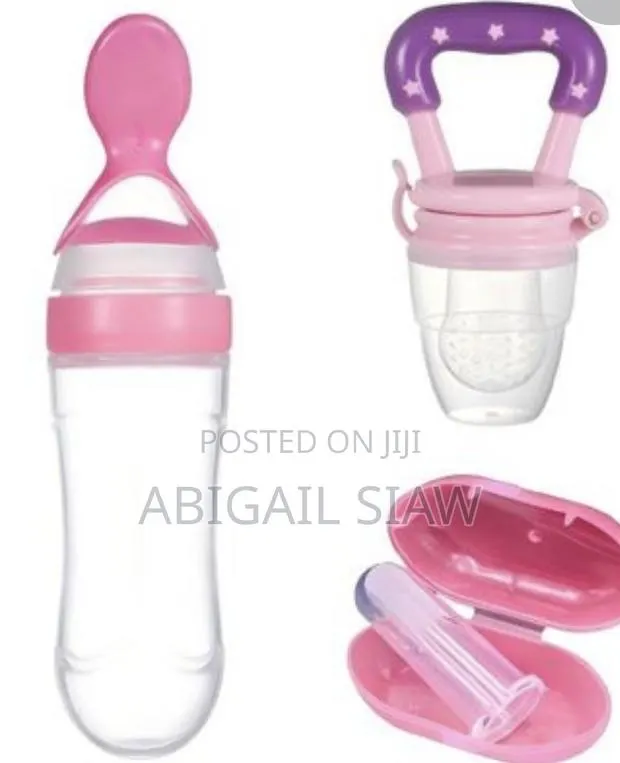 Spoon Feeding Bottle With Pacifier · Photo 1
