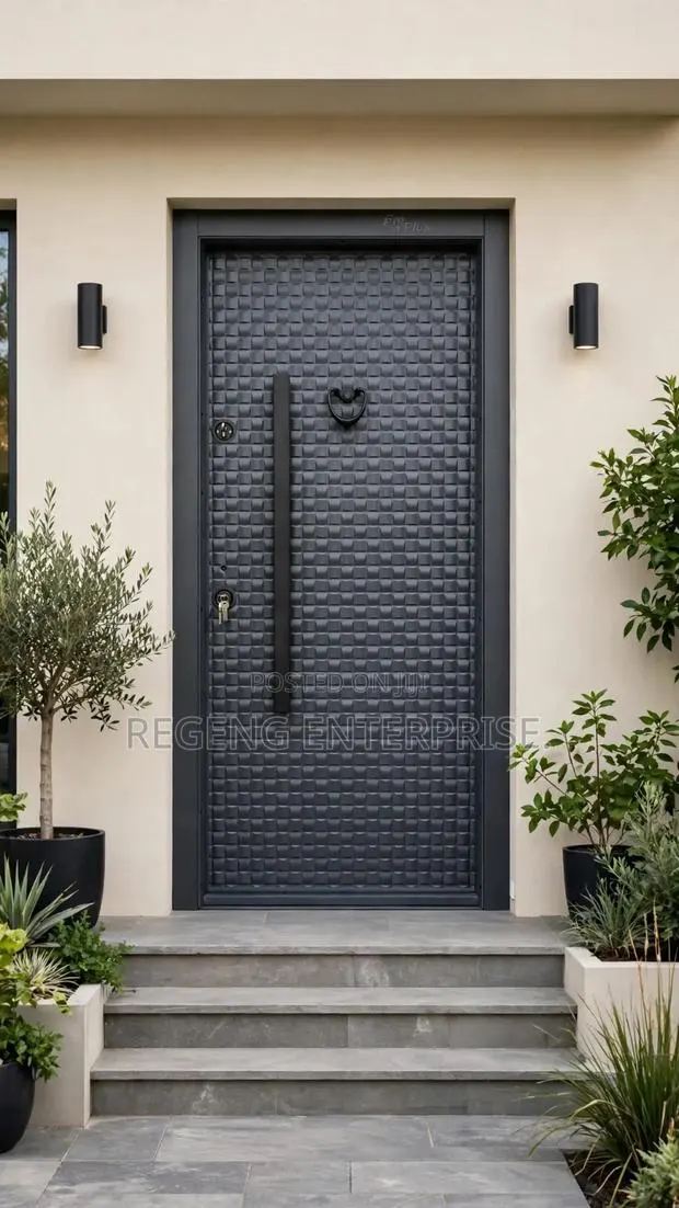 Gray Luxury Fort Security Door. · Photo 1