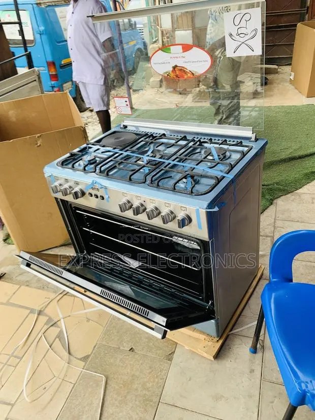 Very Price Gas Electric 4-1 Stove Oven Rotisserie Grill 60/90 · Photo 1