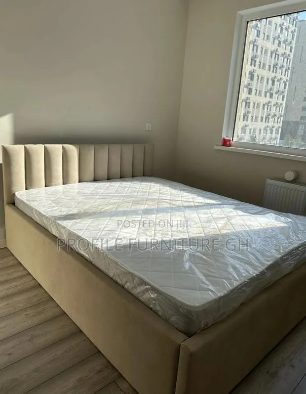 Simple 3 Feet Head Board Yet Bedframe and Mattress · Photo 1