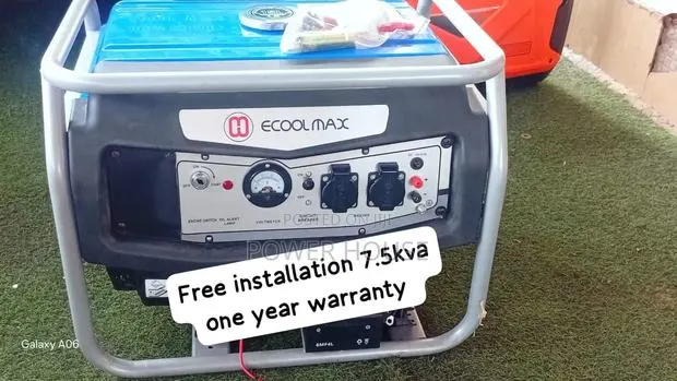 Ecoolmax 7.5kva Petrol Generator–Reliable Power for Every Home 7.5kva · Photo 1