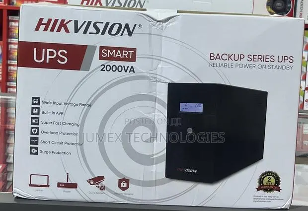 Hikvision Smart 2000va Backup Series Ups Built in Avr · Photo 1