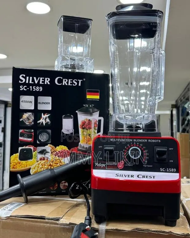 SILVER CREST 2L Industrial 8500W Food Crusher Blender With 2 in 1 · Photo 1
