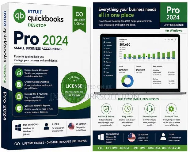 Intuit QuickBooks Desktop Pro 2024 Lifetime for Windows · Photo 1