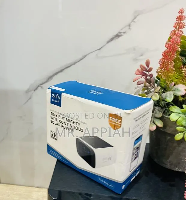 Affordable Eufy OutdoorWireless Solar Security Camera,White · Photo 1
