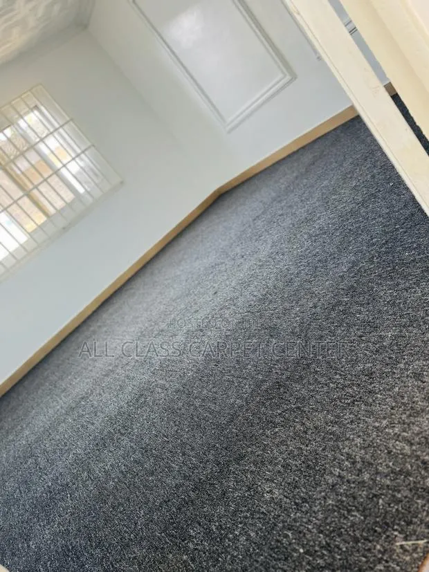 Grey With No Design Floor Carpet for Church Auditorium