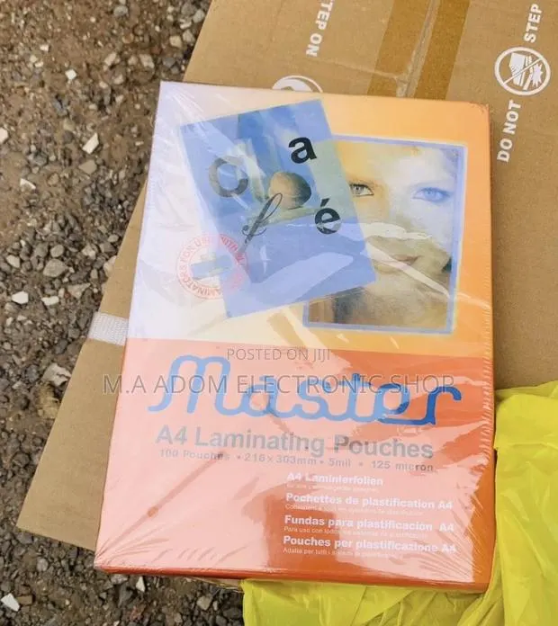 Sealed in Box Master A4 Laminating Film Pouches -100 Pouches · Photo 1