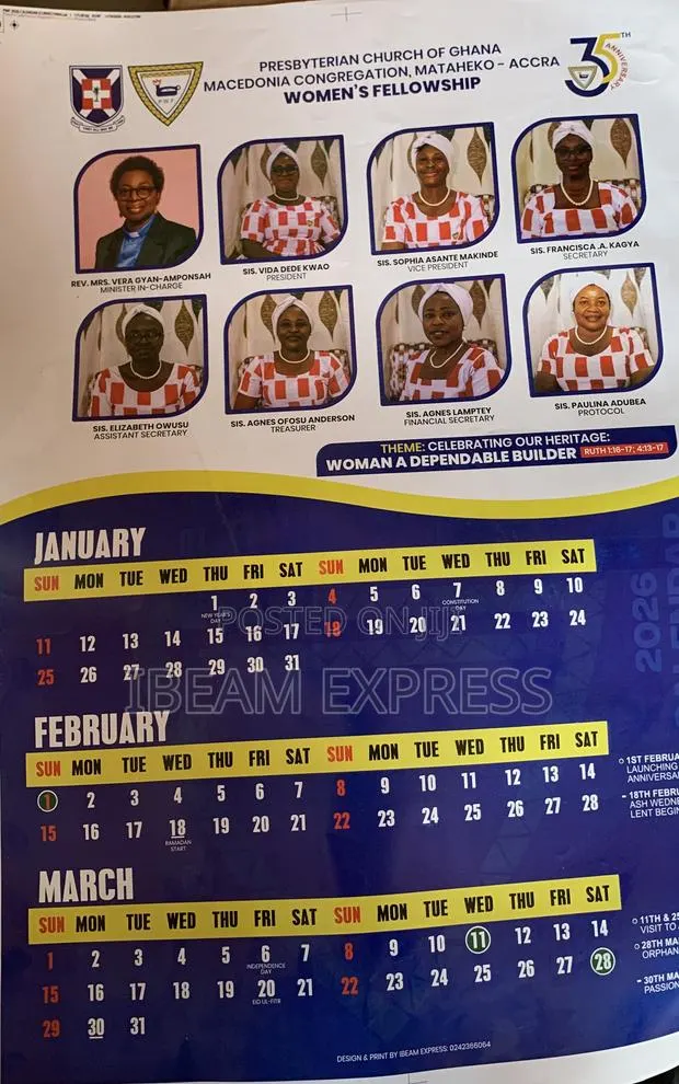 Calendar Printing · Photo 1