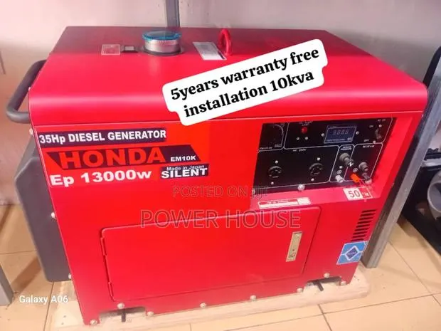 Electric Caemb Amp Honda Generator 10kva 13000watts 10kva · Photo 1