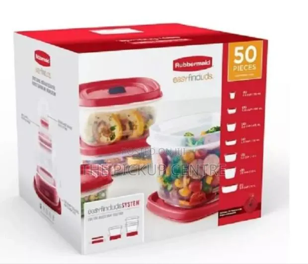 Rubbermaid 50-Piece Easy Find Lids Vented Food Storage Set · Photo 1
