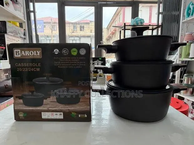 *Baroly 3 in 1 Non-Stick Casserole Cookware Set 20/22/24cm* · Photo 1