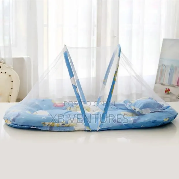 Foldable Baby Bed With Mosquito Net + Pillow Cushion, Travel · Photo 3