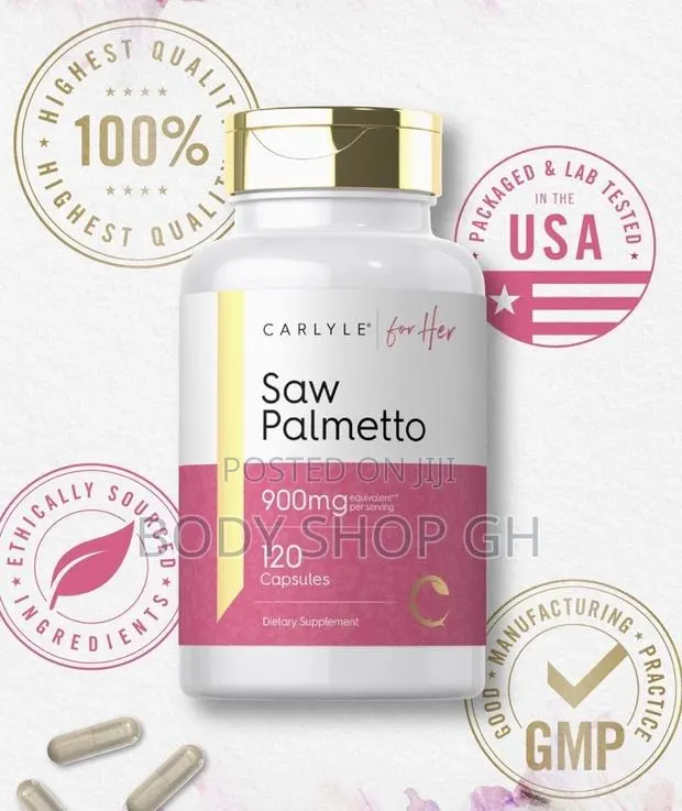 Carlyle Saw Palmetto for Women | 120 Capsules | Full Spectrum Extract · Photo 1