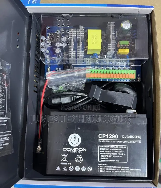 8ch CCTV Backup Power Supply Ak Switching Power Supply With Battery · Photo 1