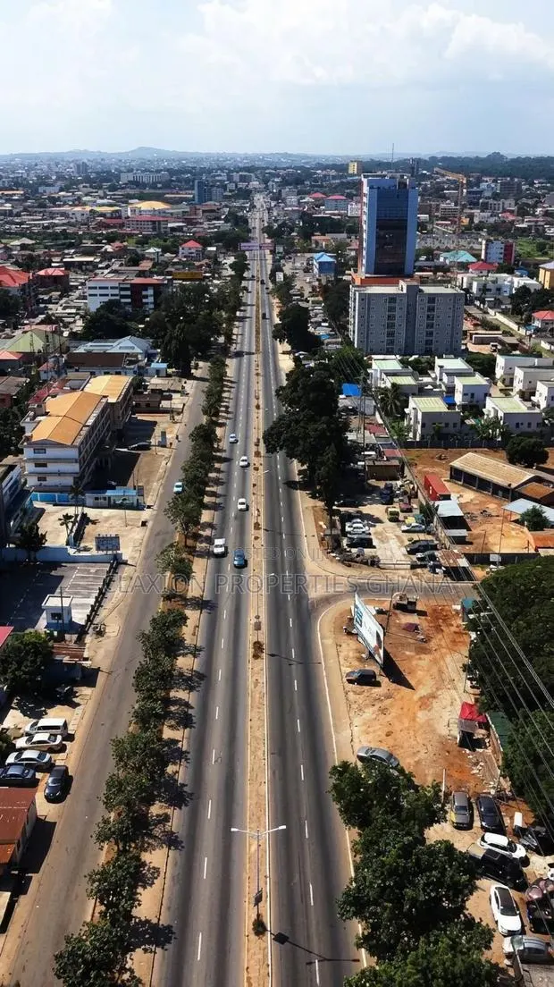 1.29 Acres of Major Road Side Lands at Achimota for Sale · Photo 1