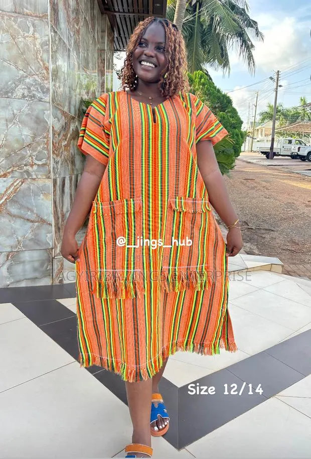Orange Smock Dress · Photo 1