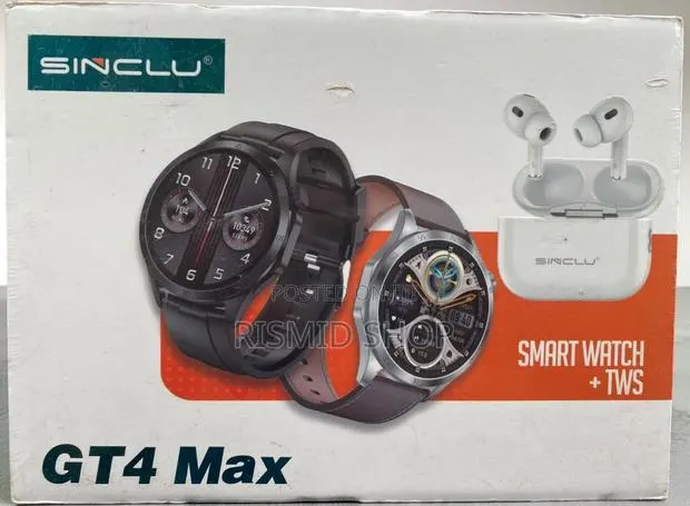 Sinclu Gt4 Max Smart Watch +Tws Earbuds · Photo 1