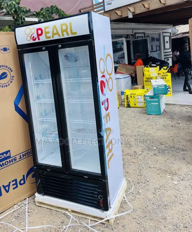 Unique Design Pearl PVC 622, 500L 2 Door Display Fridge, · Photo 1