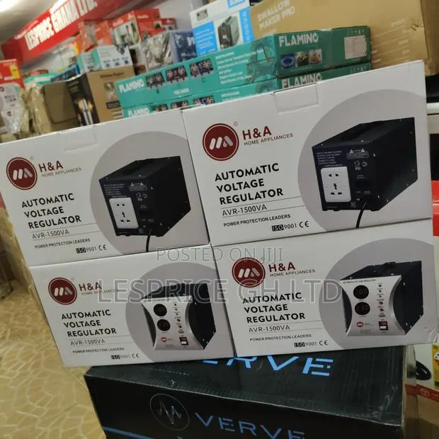 Nice and Portable Avr-1500va Automatic Voltage Regulator From H A · Photo 1