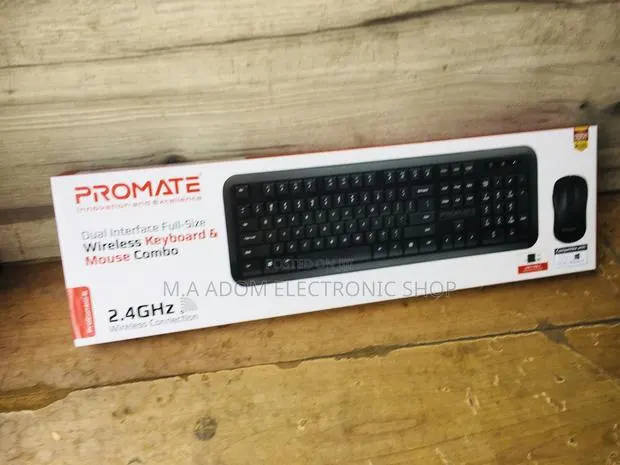 Wireless Connections Promate Keyboard Mouse · Photo 1