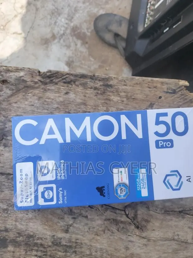 New Tecno Camon 50 Pro 256 GB Black · Photo 1