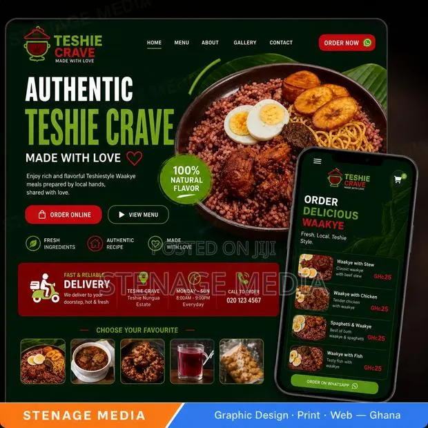 Restaurant Website Design – Menus, Orders & Reservations · Photo 1