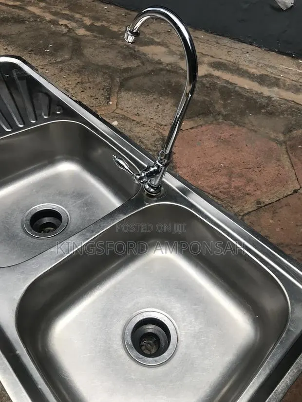 Kitchen Sink (Double) + Tap · Photo 1