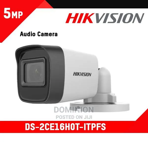 Hikvision Ds-2ce16h0t-Itpfs 5Mp Bullet Audio Camera · Photo 1
