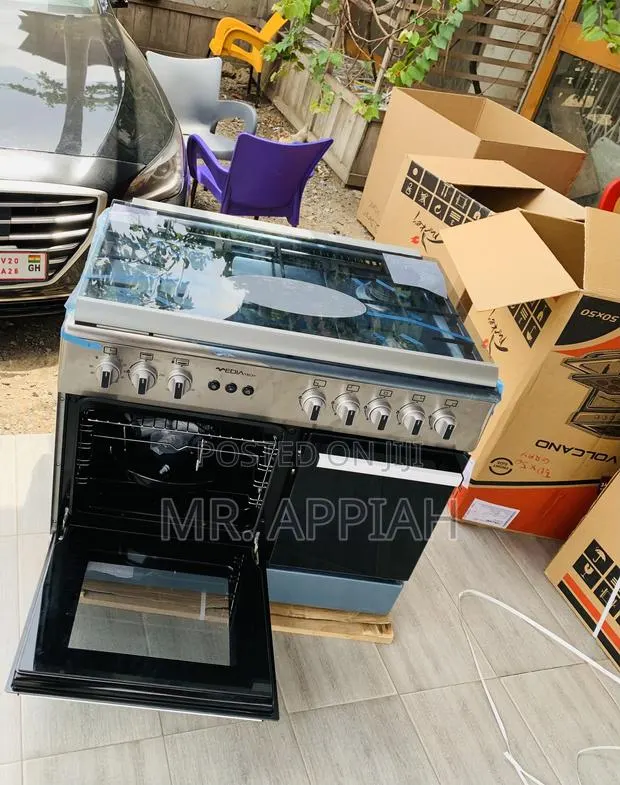 Shop Original Mediatech 5 Gas Burner With Oven(60x60cm)Gray · Photo 1