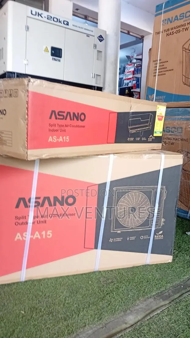 :
Asano 1.5hp Split Air Conditioner – Fast Cooling Energy Saving · Photo 1