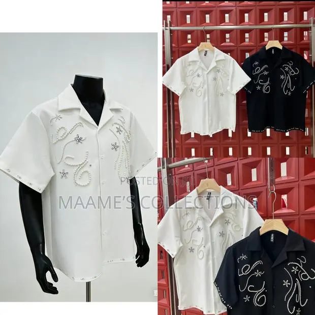 Men’s Short Sleeve Button-Up Shirt – Smart Casual · Photo 1
