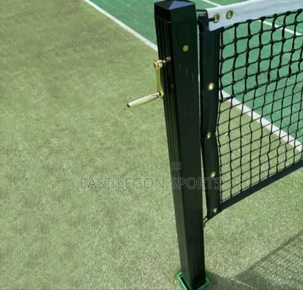 Lawn Tennis Poles Inground Commercial Installation · Photo 1