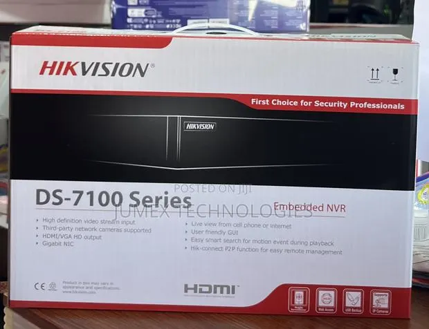 Hikvision 8ch Poe NVR Ds-7108-Q1/4p/M Embedded NVR 4mp · Photo 1
