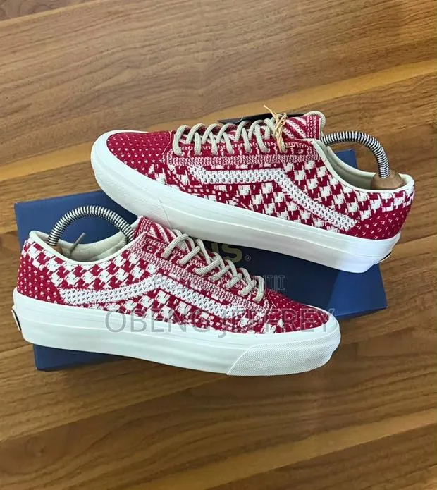 Original Vans Old Skool 36 Premium Red/White · Photo 1