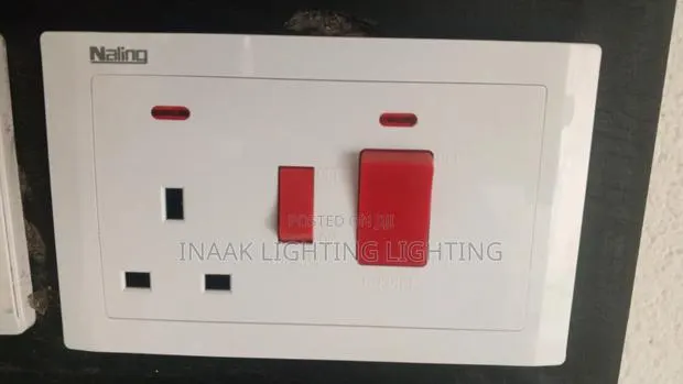 Naling 45A Cooker Switch With 13A Socket - White · Photo 1