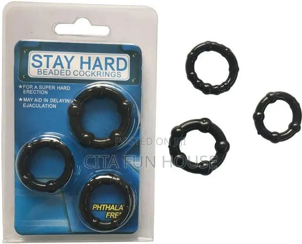 3 in 1 Stay Hard Delay Cockring · Photo 1
