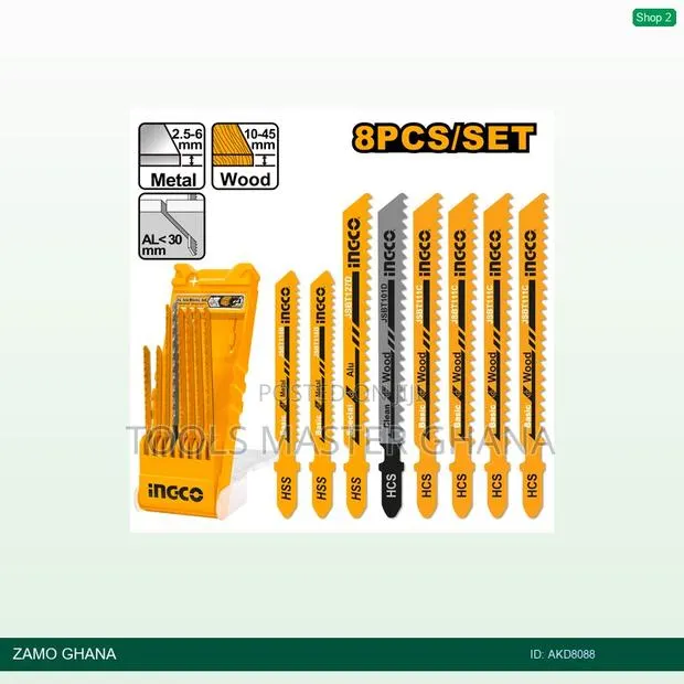 8 PCS Jig Saw Blades - Akd8088 · Photo 1