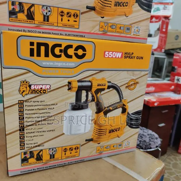 Classy High Grade 550w Floor Based Spray Gun From Ingco · Photo 1